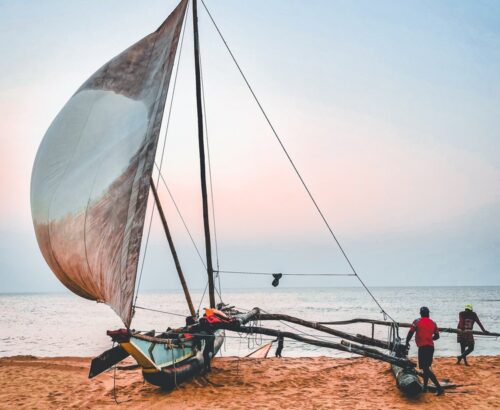 Sailboat,On,The,Negombo,Beach