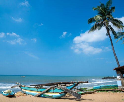 Fishing,Boat,At,Negombo,Beach,,Negombo,,South,Coast,,Sri,Lanka