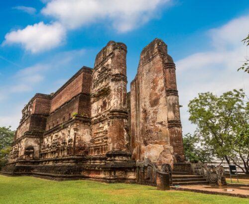 Lankatilaka,Temple,(alahana,Pirivena),In,Polonnaruwa,Archaeological,Museum,,Sri,Lanka